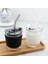 350ML 301-400ML 2022 Yeni 350 Dereceli Fincan Kahve Fincanı Yaratıcı Cam Su Bardağı Pipetli Bardak Şeffaf Kemer Kapağı Seyahat Tipi Fincan Silikon Kapak (Yurt Dışından) 2