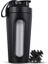 Siyah Shaker Şişeleri Özelleştirilebilir Logo Taşınabilir Peynir Altı Suyu Proteini Spor Ölçekli Cetvel Paslanmaz Çelik Shaker Kupası Sızdırmaz Spor Vakum Karıştırma Kabı (Yurt Dışından) 4