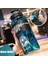 Yeşil 3000 ml Yeni Spor Su Şişeleri 3l 2.3l 1.7l Plastik Uzay Saman Bardak Spor Taşınabilir Büyük Boy Içme Şişesi Kapasiteli Açık Su Isıtıcısı (Yurt Dışından) 5