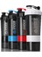 Yeşil 2023 Yaratıcı 3 Katmanlı Shaker Şişe Protein Tozu Milkshake Bardak Spor Spor Su Bardağı 550 ml Su Şişeleri Özelleştirilebilir Logo (Yurt Dışından) 2