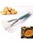 Gümüş-Siyah Preslenmiş Patates Ezici Ricer Püre Suyu Yapıcı Patates Çamur Itici Pürüzsüz Ezici Patates Kırıcı Meyve Makinesi Mutfak Aletleri (Yurt Dışından) 3