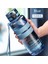 Gri 1000ML 1l 1.5l 2l Spor Spor Su Şişesi Büyük Kapasiteli Çevre Dostu Plastik Taşınabilir Sızdırmaz Shaker Meyveli Içecek Şişesi Bpa Ücretsiz (Yurt Dışından) 4