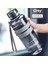 Gri 1000ML 1l 1.5l 2l Spor Spor Su Şişesi Büyük Kapasiteli Çevre Dostu Plastik Taşınabilir Sızdırmaz Shaker Meyveli Içecek Şişesi Bpa Ücretsiz (Yurt Dışından) 5