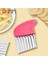 Pembe Üç Parçalı Set Ev Tipi Patates Dilimleyici, Patates Cipsi Kesme Dalgası, Kurt Dişi Kesme Bıçağı, Patates Cipsi Modelleme Bıçağı, Çocuk Plastik (Yurt Dışından) 4