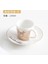 Altın Kuş 90 ml 90/230 ml Ins Tarzı Ayna Yansıma Kahve Fincanı Tabağı Lüks Ikindi Çay Seti Seramik At/geyik/sinek Kuşu Kupa (Yurt Dışından) 4