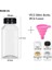 180ML Beyaz Hırsızlık Önleyici Kapak 1 Adet 60-500ML Şeffaf Boş Plastik Meyve Suyu Şişeleri Kapaklı W/huni Tek Kullanımlık Meyve Suyu Içecek Kabı Meyve Suyu Sıkma Smoothie Yapmak Için (Yurt Dışından) 1