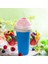 1 Adet Mavi 301-400 ml Hızlı Dondurulmuş Smoothies Kupası Ev Yapımı Meyve Suyu Milkshake Şişesi Slush Shake Makinesi Hızlı Soğutma Fincan Dondurma Sihirli Slushy Yapıcı (Yurt Dışından) 5