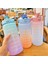 2000 ml 2.0l 2 Litre Su Şişesi Motivasyon Içme Suyu Şişesi Spor Su Şişesi Zaman Işaretleyici ile Taşınabilir Yeniden Kullanılabilir Plastik Bardaklar (Yurt Dışından) 2