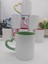 White-1 350 ml Seramik Kupa Dıy Fotoğraf Kalp Şekli Farklı Renk Seçimi Fincan Içinde Kolu Özelleştirilmiş Resimler Logo Adı Metin Yaratıcı Kesim Hediyeler (Yurt Dışından) 5