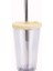 B 16OZ 16OZ Kabarcık Çay Samanı Tumbler Plastik Boba Kupası Çift Duvar Buzlu Kahve Fincanı Gelin Parti Için Temizle Pastel Renk Soğuk Fincan (Yurt Dışından) 1