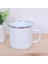XH039-A015 360 ml Noel Kardan Adam Baskı Parti Bira Içecek Emaye Kupalar Bardak Yaratıcı Yeni Yıl Hediyeleri Eko Isıtılabilir Kolu Kahvaltı Süt Bardak (Yurt Dışından) 2