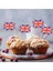 100 Adet Union Jack Kürdan Ingiliz Kral Charles Iıı Coronation Kek Toppers Kokteyl Toppers Çubukları Kraliyet Olay Dekorasyon (Yurt Dışından) 3