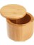 Bir Bambu Saklama Kutusu Baharat Kavanoz Tuzluk Mutfak Eşyaları Bambu Ahşap Baharat Kavanoz Şekerlik Kaşık Seti Baharat Pot (Yurt Dışından) 1