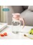 800ML-PEMBE Kapaklı ve Saplı Cam Su Sürahi Isıya Dayanıklı Cam Sürahi Sürahi Distribütör De Boisson Içecek Dispenseri Chaleira (Yurt Dışından) 2