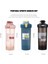 Siyah Su Isıtıcısı 800ML Spor Shaker Şişesi 800ML Büyük Kapasiteli Saman Shaker Şişesi Protein Tozu Milkshake Kupası Açık Taşınabilir Plastik Şişe (Yurt Dışından) 2