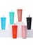 Temizle Kırmızı 710ML Kaliteli Mat Kaplama Çift Duvar Diy 700ML 710ML 22OZ 24OZ Plastik Çivili Durian Fincan Saman Bardak Tumblers Kendi Logo Etiketi ile (Yurt Dışından) 4