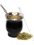 Yeşil 230ML 230ML Yerba Mate Su Kabağı Seti Çift Duvar Paslanmaz Çelik Mate Çay Bardağı ve Bombilla Seti Yerba Mate Kabak (Bardak) Tek Bombillalı (Yurt Dışından) 2