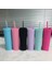 Z1 16OZ Sıcak Satış 16OZ Akrilik Ince Sıska Tumbler Renkli Mat Su Kapaklı Şişe Saman Çift Duvar Yeni Yıl Partisi Hediyeleri Için (Yurt Dışından) 3