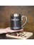 Bs Kupa 501-600 ml Reçine Taklit 3D Meşe Fıçı Bira Kupa Stein Paslanmaz Çelik Astar ile Ortaçağ Iskandinav Viking Runes Sembolü Kahve Içecek Fincan (Yurt Dışından) 3