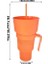 Orange1 2 In 1 Snack Pipet Şişesi Mısır Kovası Isıya Dayanıklı Snack Konteynerleri Seyahat Parkı Tiyatro Sineması Için Çok Kullanımlı Gıda Taşıyıcı (Yurt Dışından) 1