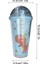 Mavi Dinozor Damlatmaz Bardak 450 ml Çift Katmanlı Saman Bardak Çift Katmanlı Dino Yalıtımlı Su Şişesi Sevimli Su Bardağı Payet Olarak Seyahat Için (Yurt Dışından) 1