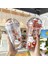 Kırmızı 450 ml Karikatür Saman Plastik Kapaklı Bardak Payet Çift Payet Fincan Taşınabilir Egzersiz Saman Bardak Yaratıcı Moda Taşınabilir Kedi Bebek Kupa (Yurt Dışından) 3