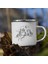 XH1015-A015WH-8 Dağ Kamp Macera Baskı Emaye Yaratıcı Kahve Su Süt Bardak Kamp Kupalar Kolu Drinkware Tatil Yürüyüş Kupa Hediyeler (Yurt Dışından) 5