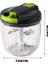 Yeşil 900 ml Çekme Tipi Mini Kıyıcı Manuel Sebze Kıyma Makinesi 3 Paslanmaz Çelik Bıçaklar Soğan Kıyıcı Sarımsak Kırıcı Mutfak Gereçleri (Yurt Dışından) 1