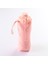Pembe 501-600 ml Katlanır Kupa Büyük Kapasiteli Açık Seyahat Spor Taşınabilir Silikon Su Bardağı Yüksek Sıcaklık Gıda Sınıfı Streç Katlanır Bardak (Yurt Dışından) 2