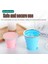 Açık Mavi 180ML 350ML Seyahat Fincan Paslanmaz Çelik Silikon Geri Çekilebilir Katlanır Bardak Teleskopik Katlanabilir Kahve Fincanları Açık Spor Su Bardağı (Yurt Dışından) 3