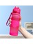 Pembe 500ML Bpa Içermeyen Plastik Su Şişesi Spor Için 400/500/700/1000ML Taşınabilir Sızdırmaz Drinkware Açık Spor Salonu Şişesi Bisiklet Şişesi (Yurt Dışından) 1