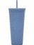 Pus Mavisi 00 710ML 2023 # 700ML/24OZ Tumbler Bling Elmas Tırnak Samanı Soğuk Bardak, Işaretsiz, Lazer Gökkuşağı Degrade Pipetli Bardak (Yurt Dışından) 1