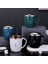 Siyah 500 ml 304 Paslanmaz Çelik Kahve Fincanı Kapaklı Kupa Yalıtımlı Kahve Kupa Çift Duvar Kahve Tumbler Saplı Isıya Dayanıklı Drinkware (Yurt Dışından) 2