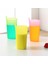 Pembe L Yaratıcı Entegre Saman Bardak Şeker Renk Süt Çay Kahve Pipetli Kupa Isıya Dayanıklı Plastik Içme Kupa Çocuk Çocuk Drinkware (Yurt Dışından) 3