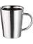 Gümüş 310ML 310/350ML 304 Paslanmaz Çelik Çift Katmanlı Kupalar Kahve Fincanı Yaratıcı Su Bardağı Isı Yalıtım Bira Bardağı Paslanmaz Bardak Drinkware (Yurt Dışından) 1