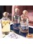 G Iskandinav Cam Sürahi Su Sürahi Ahşap Kapaklı Su Isıtıcısı Içme Bardağı Çaydanlık Suyu Sürahisi Ev Drinkware Temiz Su Şişesi (Yurt Dışından) 5