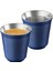Gümüş 80ML 2pcs Espresso Kupalar 80ML 160ML 2'li Set, Paslanmaz Çelik Espresso Bardak Seti, Yalıtımlı Çay Kahve Kupaları Çift Duvar Bardak Bulaşık Makinesinde Yıkanabilir (Yurt Dışından) 3