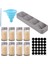 4 Adet Set Kavanoz Baharat Tuz ve Biber Çalkalayıcı Baharat Kavanoz Baharat Organizatör Cam Barbekü Çeşni Mutfak Gadget Aracı Saklama Kutusu (Yurt Dışından) 3