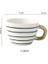 K-100ML 350-100ML Yaratıcı Amerikan Tarzı Seramik Kupalar Kahve Fincanları Öğleden Sonra Çayı Altın Inme Geometri Düzensiz Kahve Fincanı Italyan Espresso Kupa (Yurt Dışından) 1