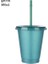 Koyu Yeşil 480 ml 1/2 Adet Flaş Toz Su Pipetli Şişe Kapaklı Plastik Yeniden Kullanılabilir Kişiselleştirilmiş Açık Drinkware Suyu Kahve Noel Pipetli Bardak (Yurt Dışından) 1