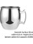 Auburn 350-550ML 550ML Moskova Katır Bakır Kupalar Metal Kupa Bardak Paslanmaz Çelik Dövülmüş Bakır Kaplama Davul Tipi Bira Bardağı Bira Şarap Kahve Fincanı Bar (Yurt Dışından) 1
