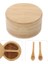 12.2x6.2 cm Tuz Kavanoz Konteyner Depolama Ahşap Kutu Şeker Teneke Kutu Bambu Baharat Ahşap Biber Kutuları Mutfak Kapları Çalkalayıcı Mühürlü Kaleci (Yurt Dışından) 1