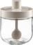 Spoon2 Cam Baharat Kutusu Kaşık Kapağı Entegre Baharat Kutusu Kombinasyonu Baharat Kavanoz Mutfak Bal Tuzluk Yağ Şişesi Baharat Araçları (Yurt Dışından) 1