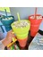 Gök Mavisi Taşınabilir Stadyum Tumbler 2 In 1 Snack Bowl Içecek Pipetli Bardak Çok Amaçlı Renk Değişimi Aperatifler Konteyner Ev Sinemaları Kullanımı Için (Yurt Dışından) 3