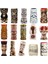 K 300-500 ml Hawaii Paskalya Adası Tiki Kupalar Yaratıcı Porselen Bira Şarap Kupası Bira Şarap Kokteyl Parti Bardağı Bar Aracı Seramik Tiki Kupa 300-700 ml (Yurt Dışından) 2