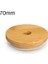 BOYUT-70MM Yeniden Kullanılabilir Bambu Ahşap Kapaklar Saman Delikli Smoothies Konserve Depolama Şişeleri Mason Kavanoz Kapağı Geniş Ağızlı Bardak Çevre Dostu Kapakları (Yurt Dışından) 1