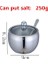 9xh8.2cm 304 Paslanmaz Çelik Kaşıklı Baharat Kutusu Baharat Kutusu Kutular Tuz Biber Kutusu Tankı Yaratıcı Baharat Kavanoz Şekerlik Kaşıkla (Yurt Dışından) 1