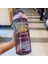Mor 260G 2000ML 2 Litre Samanlı Su Şişesi Kadın Sürahi Kızlar Taşınabilir Seyahat Şişeleri Spor Bisiklet Fincan Yaz Soğuk Su Sürahisi Zaman Işaretleyici ile (Yurt Dışından) 1