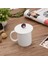 15-10CM 1 Adet Sevimli Aşk Kalp Şeklinde Süslüyor Içme Bardağı Kapağı Fda Silikon Kaşık Tutucu ile Anti-Toz Kase Kapağı Bardak Contaları Cam Kupalar Için (Yurt Dışından) 3