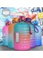Şeffaf 2,2l QUIFIT2,2L/3,78LSIÇRAYAN Samanlı Spor Galon Su Şişesi Fitness/ev/dış Mekan, Toza ve Sızdırmaz Su Şişesine Sahiptir (Yurt Dışından) 2